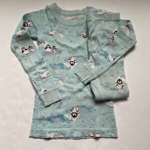 Hanna Andersson Penguin Winter Snow Holiday Pajamas